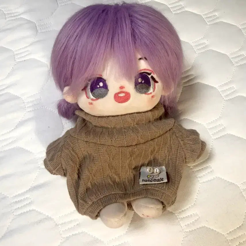 [BUNJANG] 20cm Undefined Attribute Doll & Wig / 무속성 솜인형 20cm (관절O) & 가발