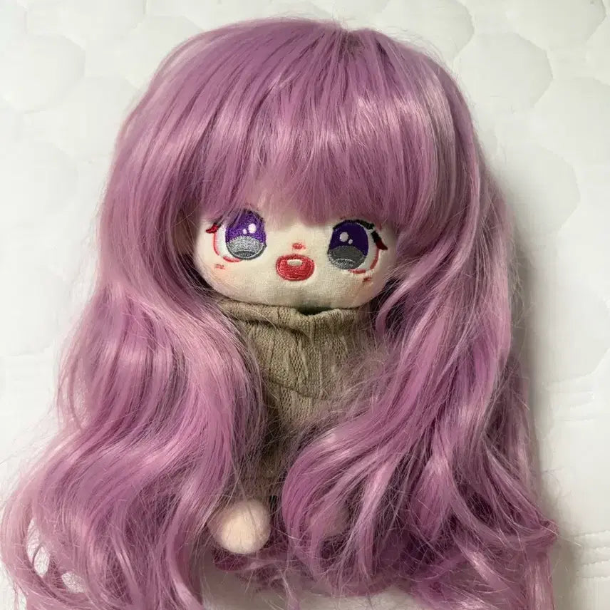 [BUNJANG] 20cm Undefined Attribute Doll & Wig / 무속성 솜인형 20cm (관절O) & 가발