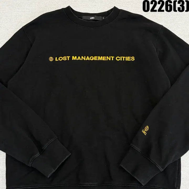 [BUNJANG] LMC Black Embroidered Logo Sweatshirt / L LMC 블랙  맨투맨 0226(3)