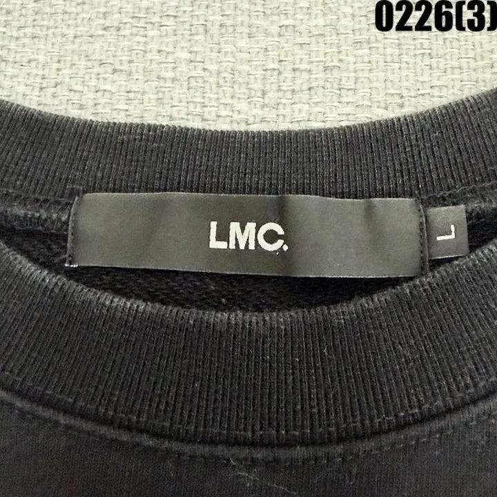 [BUNJANG] LMC Black Embroidered Logo Sweatshirt / L LMC 블랙  맨투맨 0226(3)