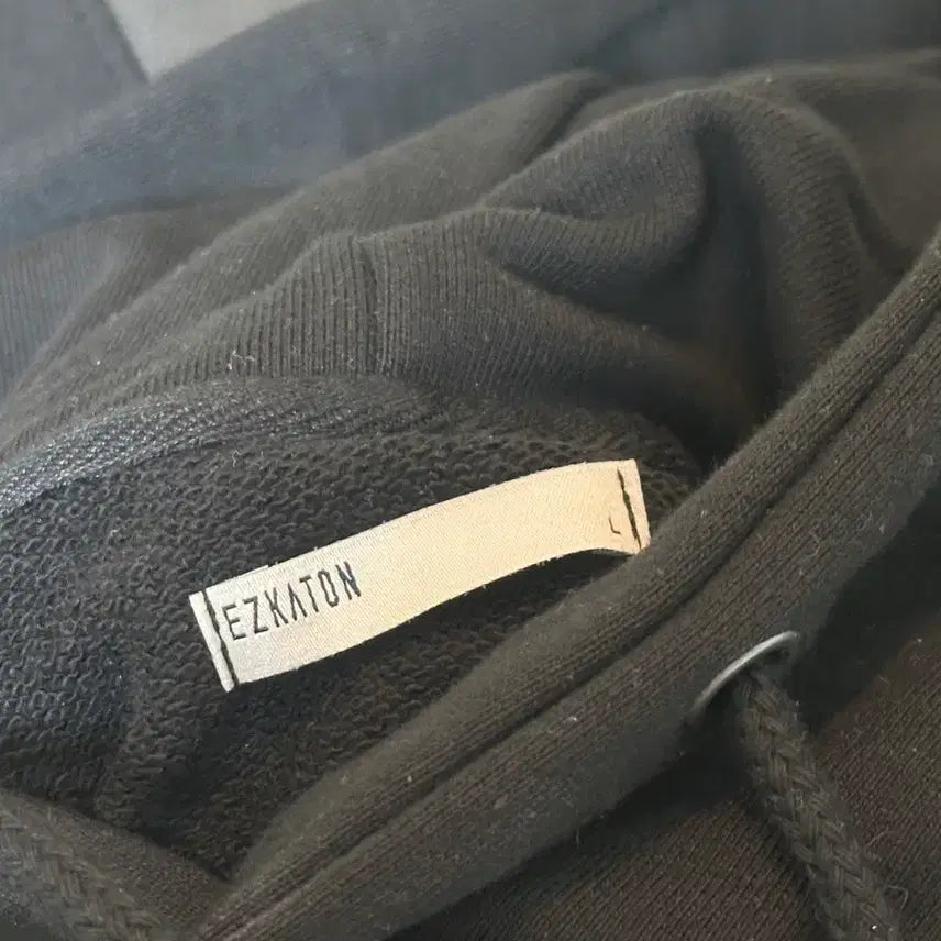 [BUNJANG] Asketon Non-Search Heavy Cotton Hoodie - Black / 에즈카톤 논서치 헤비코튼 후드 블랙