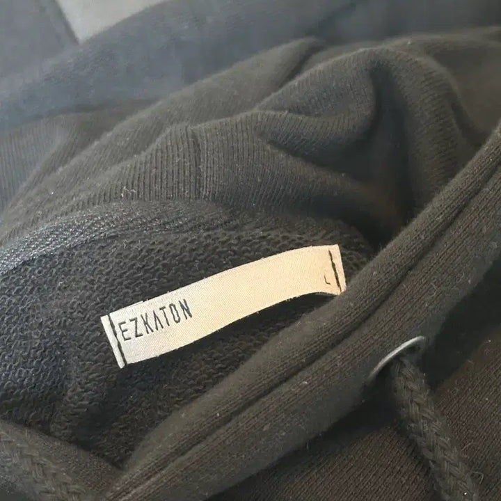 [BUNJANG] Asketon Non-Search Heavy Cotton Hoodie - Black / 에즈카톤 논서치 헤비코튼 후드 블랙