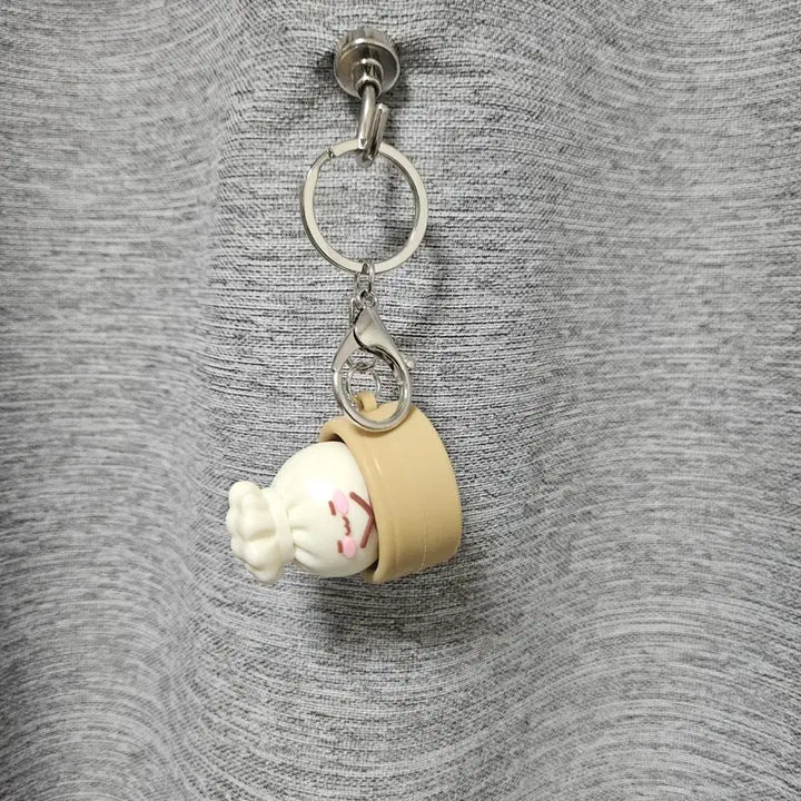 [BUNJANG] Dumpling Clicker Keycap Keyring / 만두 딤섬 클리커 키캡 키링 딸깍이