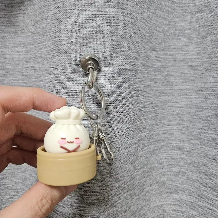 [BUNJANG] Dumpling Clicker Keycap Keyring / 만두 딤섬 클리커 키캡 키링 딸깍이