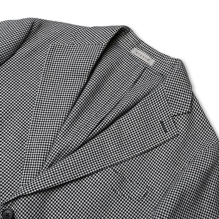 [BUNJANG] Etonne Houndstooth Check Jacket / 에토네 [Etonne] 라니피시오 F.lli 만넬리 하운드투스 체크 자켓