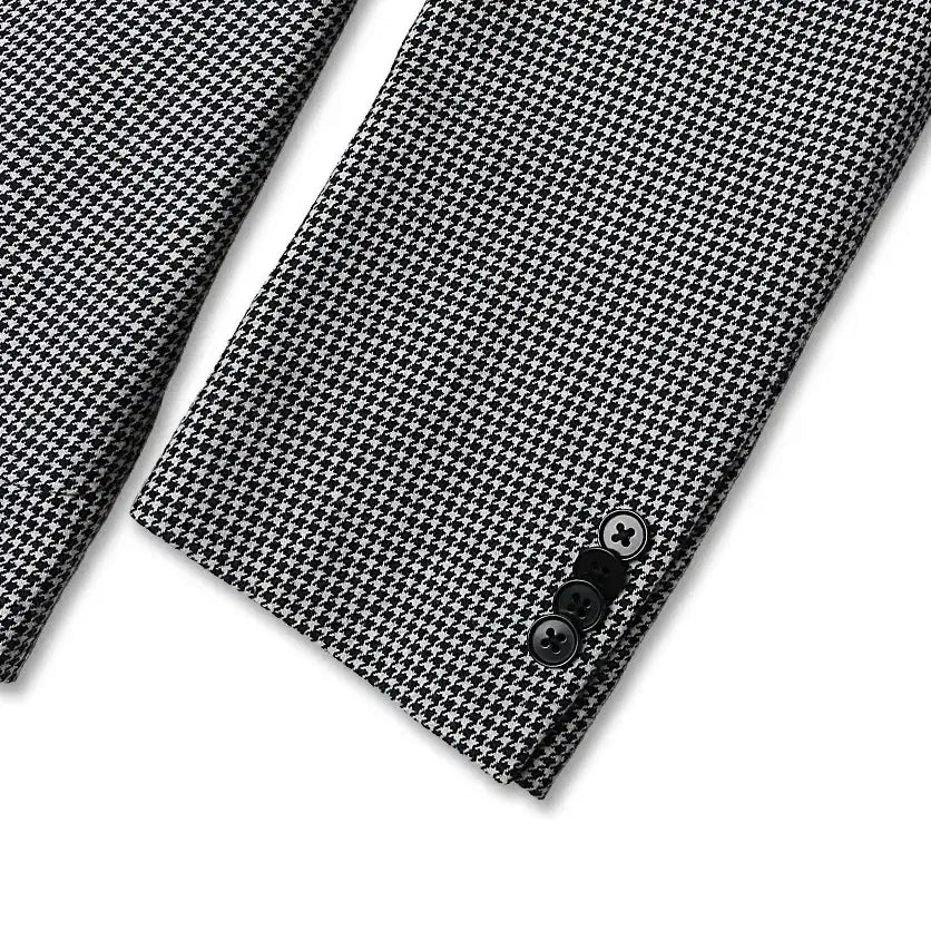 [BUNJANG] Etonne Houndstooth Check Jacket / 에토네 [Etonne] 라니피시오 F.lli 만넬리 하운드투스 체크 자켓