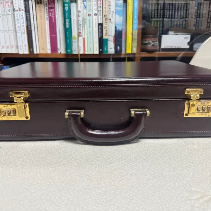 [BUNJANG] Bally Brown Leather Briefcase / 발리 브라운 서류 가방