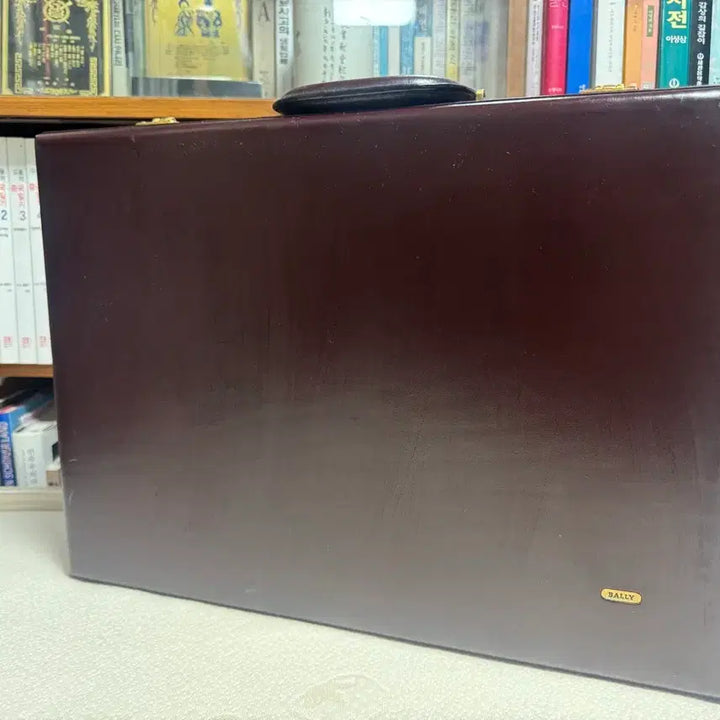 [BUNJANG] Bally Brown Leather Briefcase / 발리 브라운 서류 가방