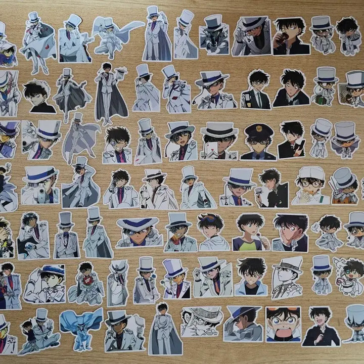 [BUNJANG] Conan & Kid Phantom Thief Sticker Set / 코난 괴도키드 조각 스티커 판매합니다.