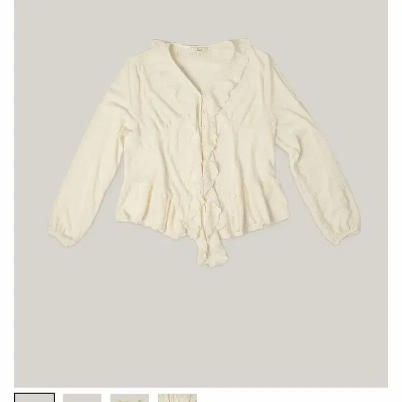 [BUNJANG] Auro Ivory Blouse / 아우로 블라우스