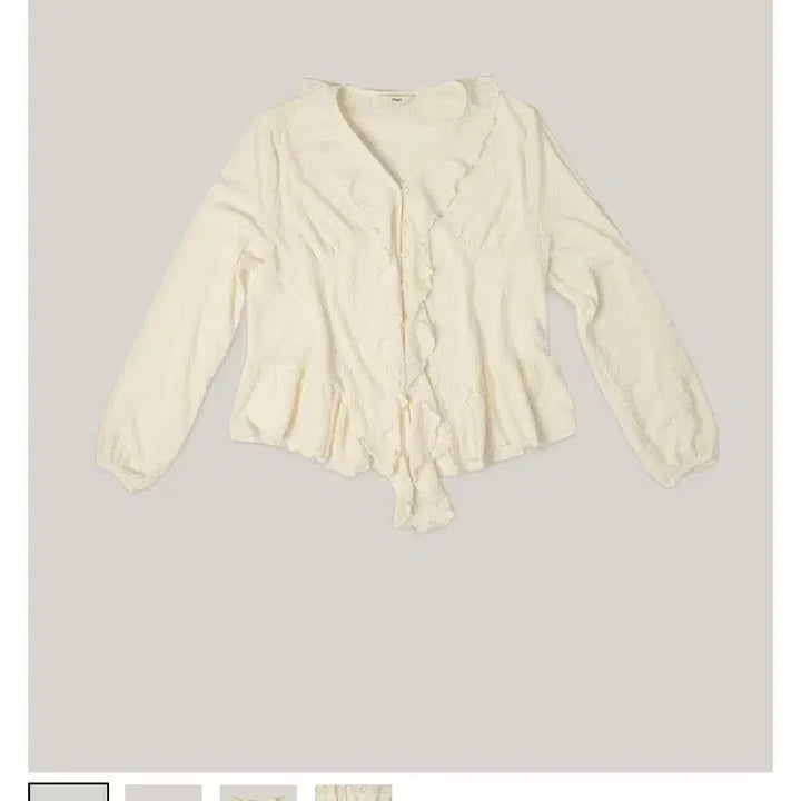 [BUNJANG] Auro Ivory Blouse / 아우로 블라우스