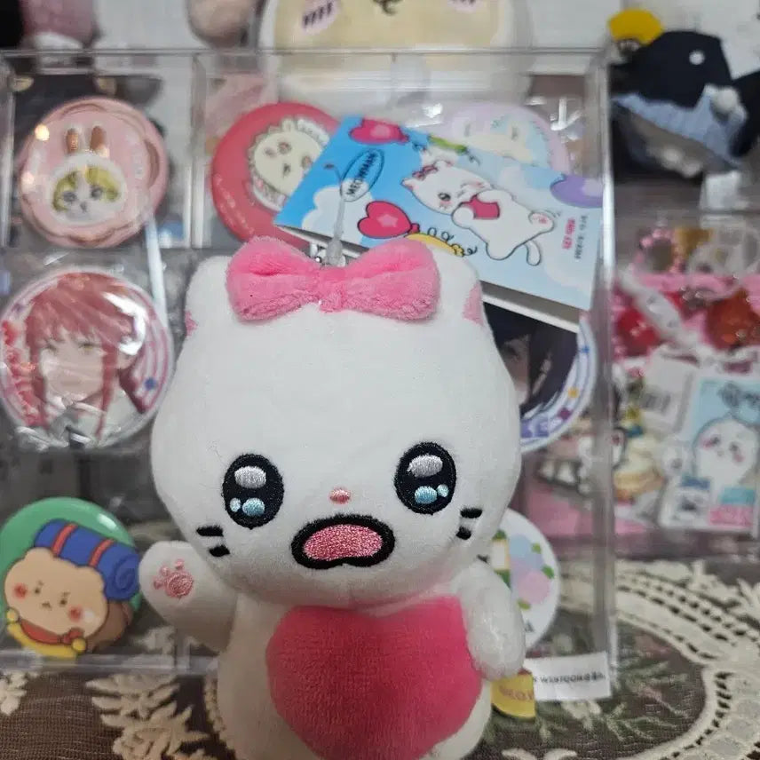 [BUNJANG] Chunbae Heart Keyring / 하트 춘배 키링