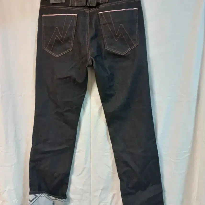 [BUNJANG] HUM Black Denim Pants / HUM 블랙 데님 팬츠