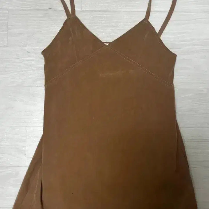 [BUNJANG] NADA Suede Layered Dress / NADA 나다 스웨이드 레이어드 원피스