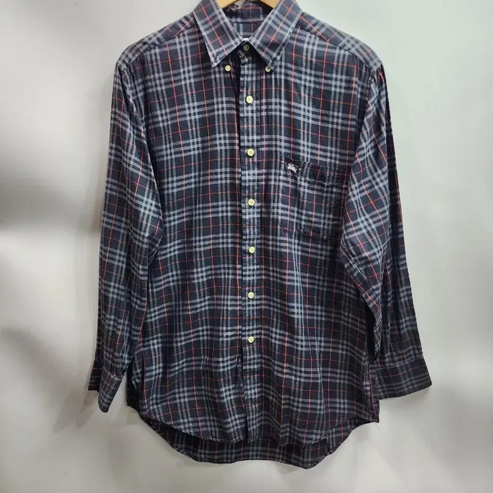 [BUNJANG] Burberrys Orange Nova Check Shirt (M) / 버버리(Burberrys) 오렌지 라인 노바체크 셔츠 (M) 8.5