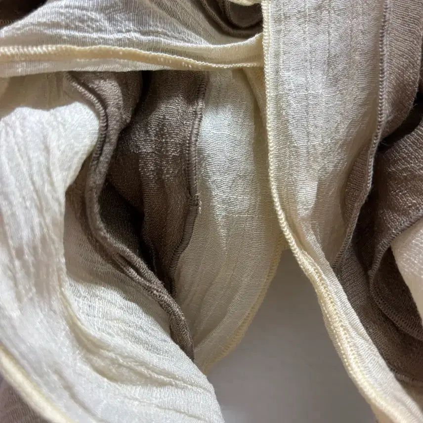 [BUNJANG] Oriental Ruffle Shawl Scarf / 러플 셔링 오리엔탈 모리걸 머플러 스카프 JPN