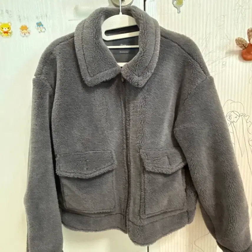 [BUNJANG] Roem Faux Fur Jacket / 로엠 뽀글이 퍼 자켓