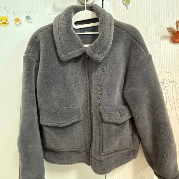 [BUNJANG] Roem Faux Fur Jacket / 로엠 뽀글이 퍼 자켓