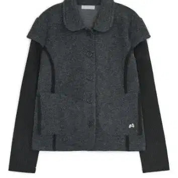 [BUNJANG] Hug Your Skin Round Collar Knit Jacket / 허그유어스킨 라운드 카라 니트 자켓