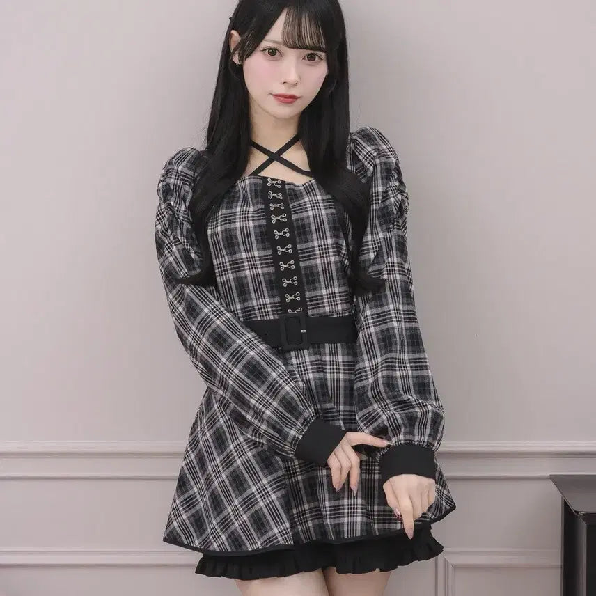 [BUNJANG] Pium Front Puke Piping Cape Set / pium 피움 프론트 푸크 파이핑 케이프 셋업