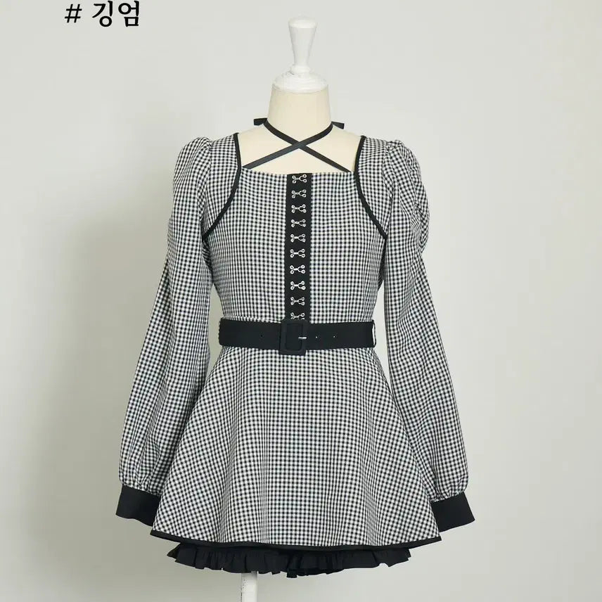 [BUNJANG] Pium Front Puke Piping Cape Set / pium 피움 프론트 푸크 파이핑 케이프 셋업