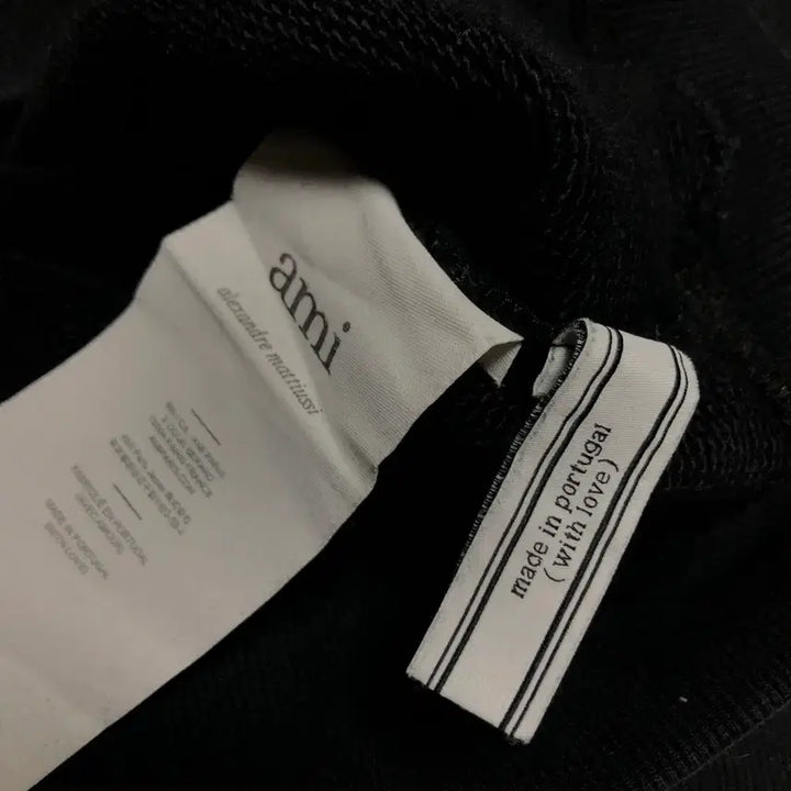 [BUNJANG] Ami Oversized Sweatshirt Black / 아미 오버핏 맨투맨 티셔츠 상태굿 빅로고