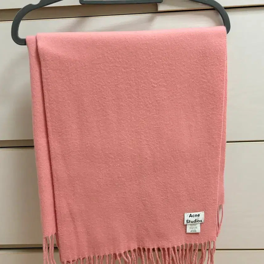 [BUNJANG] Acne Studios Pink Oversized Wide Scarf / 할인x)아크네 스튜디오 핑크 오버사이드(와이드)머플러 (구택)