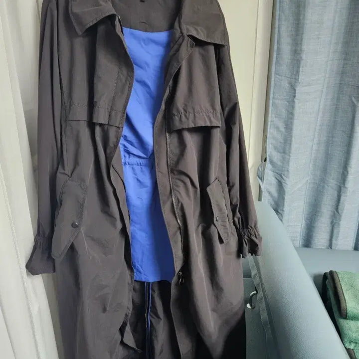 [BUNJANG] EOSI Long Trench Coat M / EOSI  롱 트렌치 코트 M