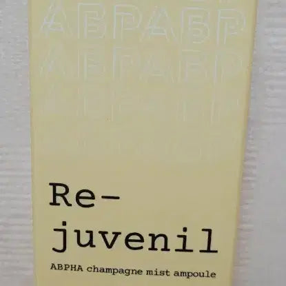 [BUNJANG] Re-juvenil Champagne Mist Ampoule / 리쥬베닐 Re-juvenil 샴페인 미스트 앰플 판매합니다.