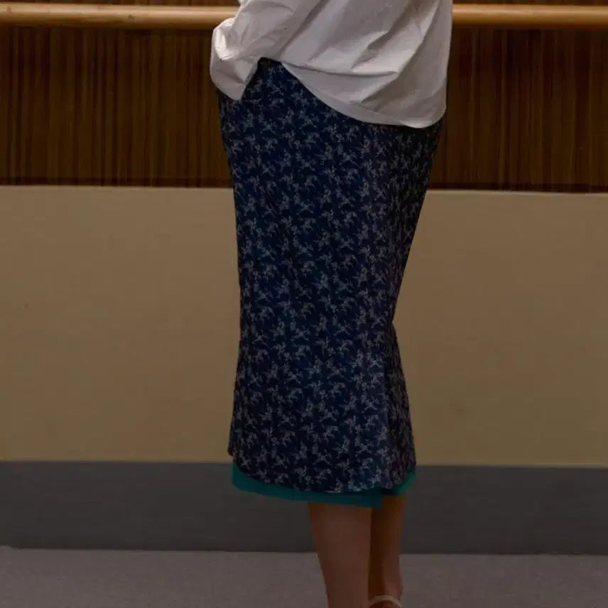 [BUNJANG] Sienne Lewis Flower Skirt / (정가 12만 9천)시엔느 lewis flower skirt