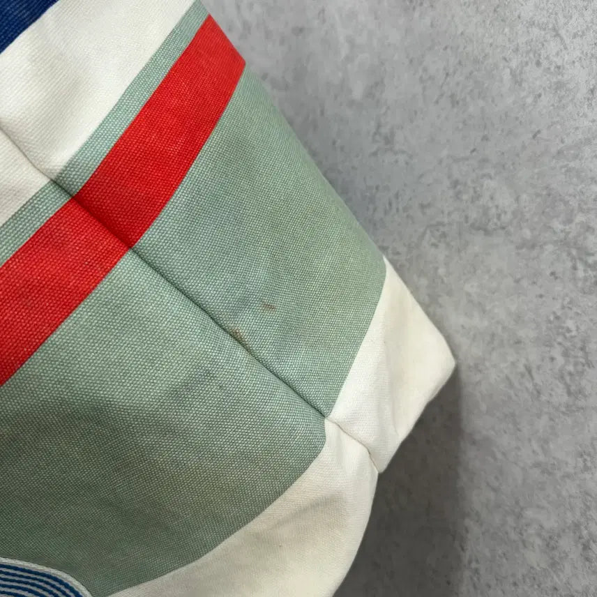 [BUNJANG] Lacoste Multi-Color Canvas Tote Bag / OS 라코스테 멀티컬러 여자 캔버스 토트백