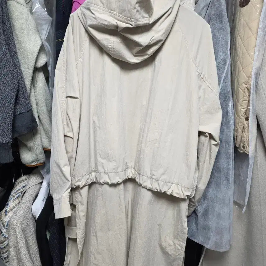 [BUNJANG] Solid Homme Long Hooded Jumper / 솔리드옴므 롱 점퍼