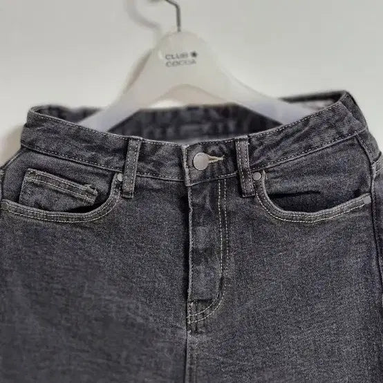 [BUNJANG] Who.A.U Wide Denim Pants / (25)후아유 기모 와이드데님팬츠