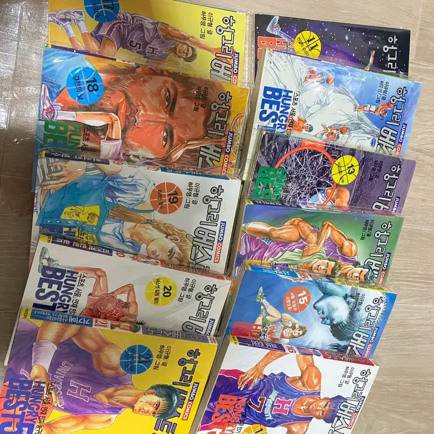 [BUNJANG] Hungry Best 5 Complete Set / (최종가)희귀만화 헝그리 베스트 5 1~21(완) 팝니다.