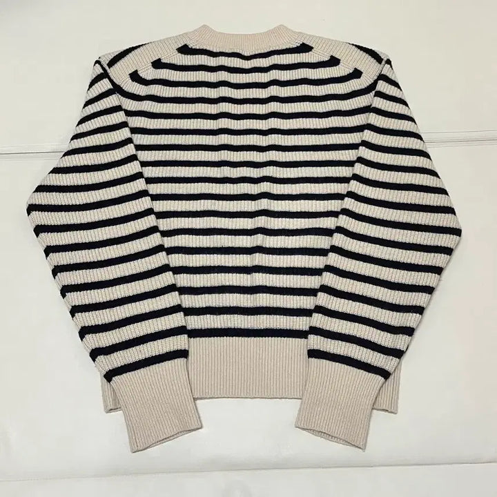 [BUNJANG] RECTO Stripe Knit Sweater / [렉토] 스트라이프 니트 L