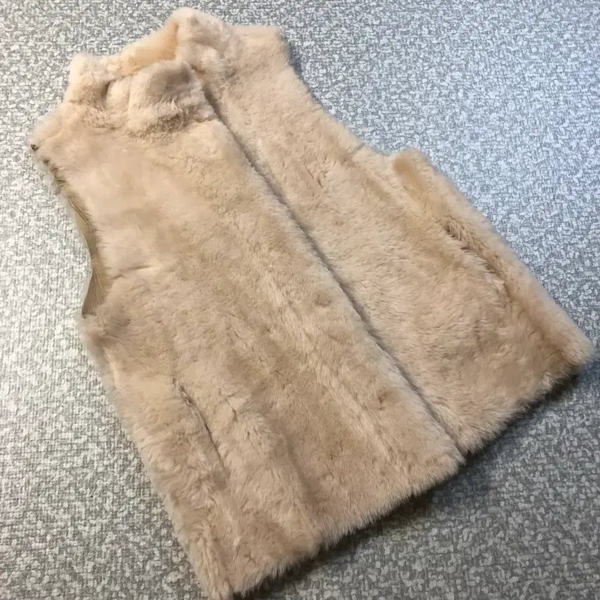 [BUNJANG] Real Lambswool & Lambskin Vest Coat / 리얼 양모100% & 양가죽 100% 램스퍼 베스트 조끼 코트 무스탕