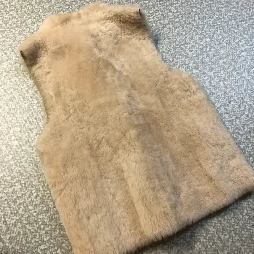 [BUNJANG] Real Lambswool & Lambskin Vest Coat / 리얼 양모100% & 양가죽 100% 램스퍼 베스트 조끼 코트 무스탕