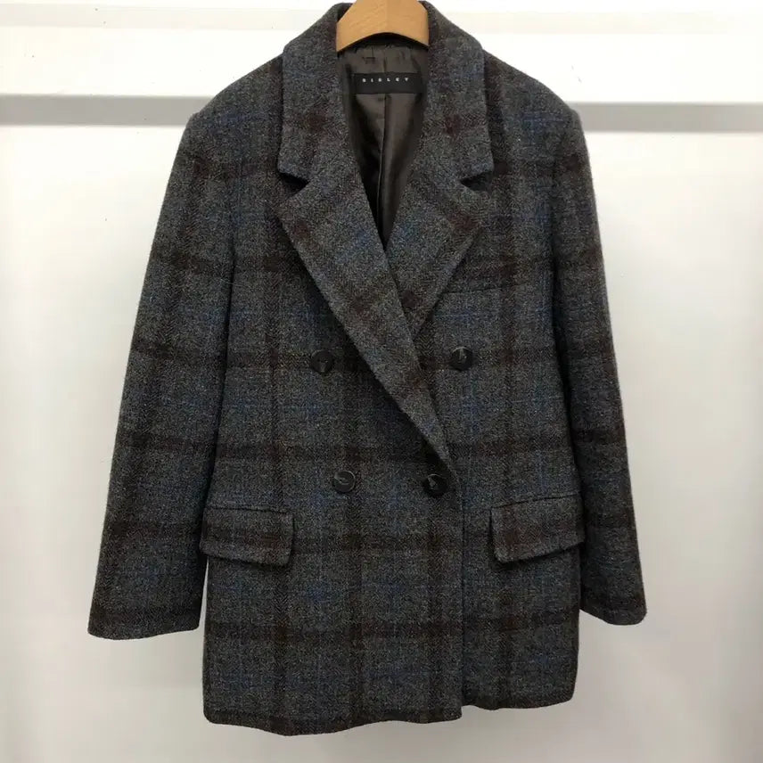 [BUNJANG] Sisley Harris Wool Blazer Jacket / 시슬리 이태리 헤리스 울 자켓 66