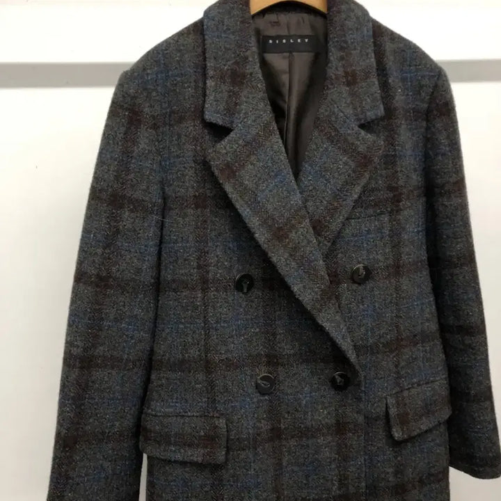[BUNJANG] Sisley Harris Wool Blazer Jacket / 시슬리 이태리 헤리스 울 자켓 66