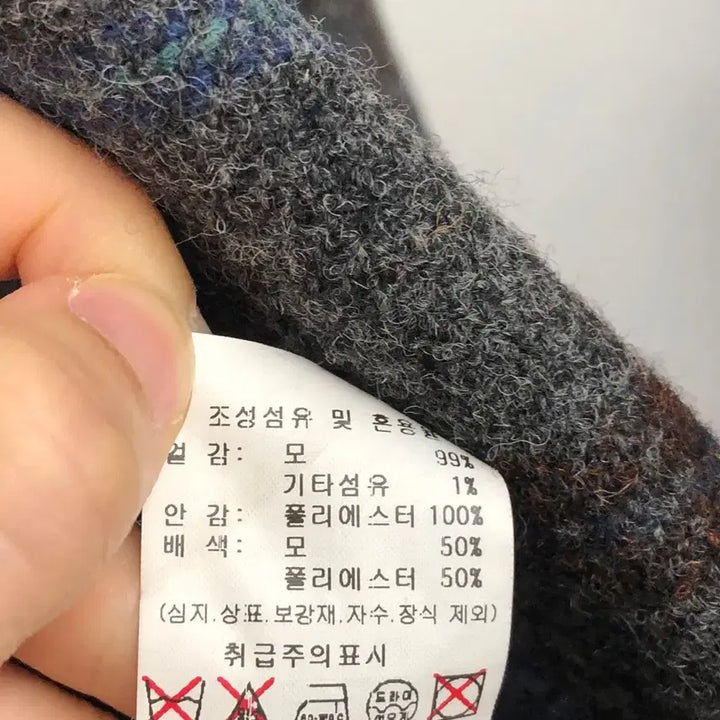 [BUNJANG] Sisley Harris Wool Blazer Jacket / 시슬리 이태리 헤리스 울 자켓 66