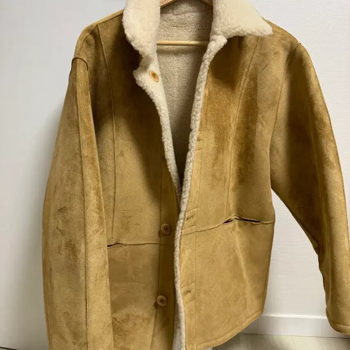 [BUNJANG] Suede Reversible Mouton Jacket / 스웨이드 리버시블 무스탕