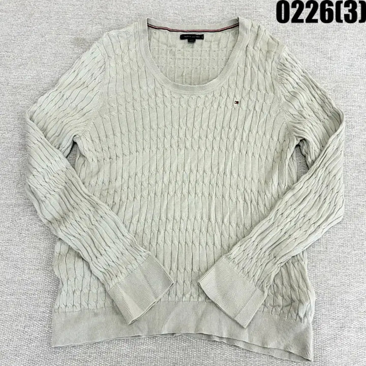 [BUNJANG] Tommy Hilfiger Cable Knit Sweater / L 타미힐피거 케이블 니트 스웨터 0226(3)