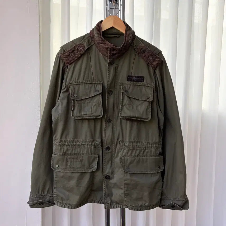 [BUNJANG] Nautica Jeans Military Field Jacket / [L]NAUTICA JEANS 노티카 밀리터리 야상 자켓