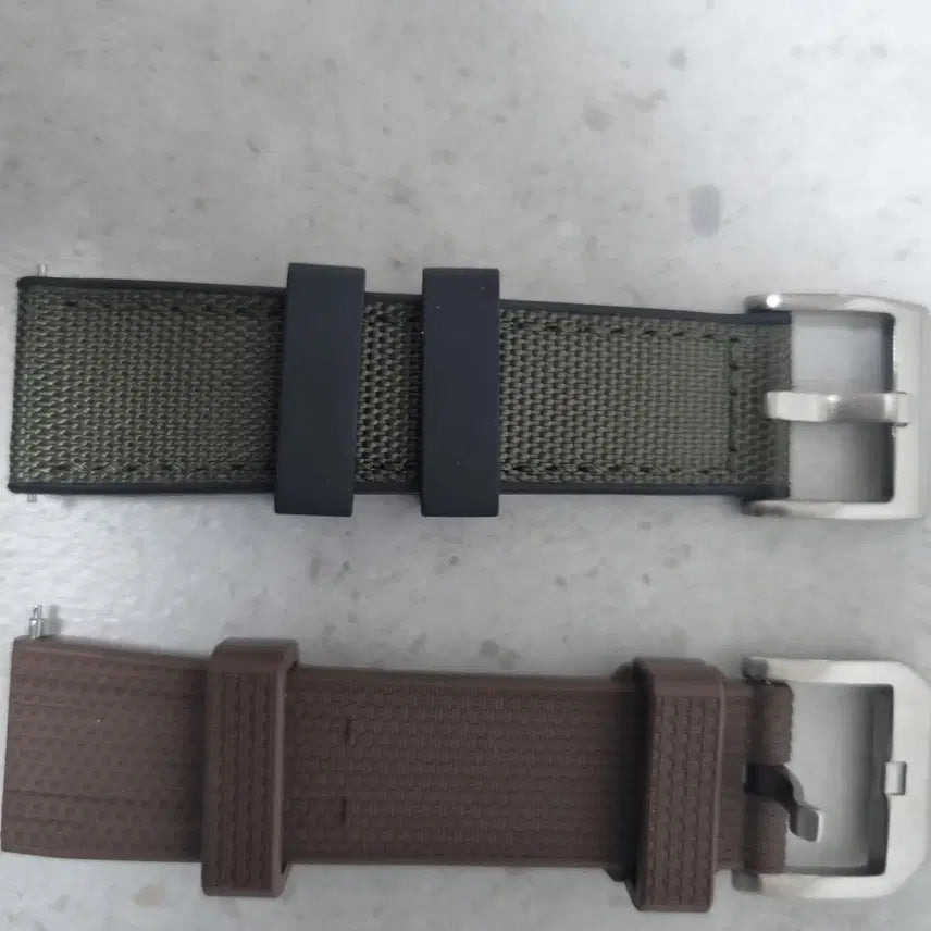 [BUNJANG] 20mm Rubber Strap Set / 20mm 러버스트랩 2종 + 디버클 신품급