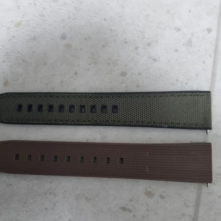 [BUNJANG] 20mm Rubber Strap Set / 20mm 러버스트랩 2종 + 디버클 신품급