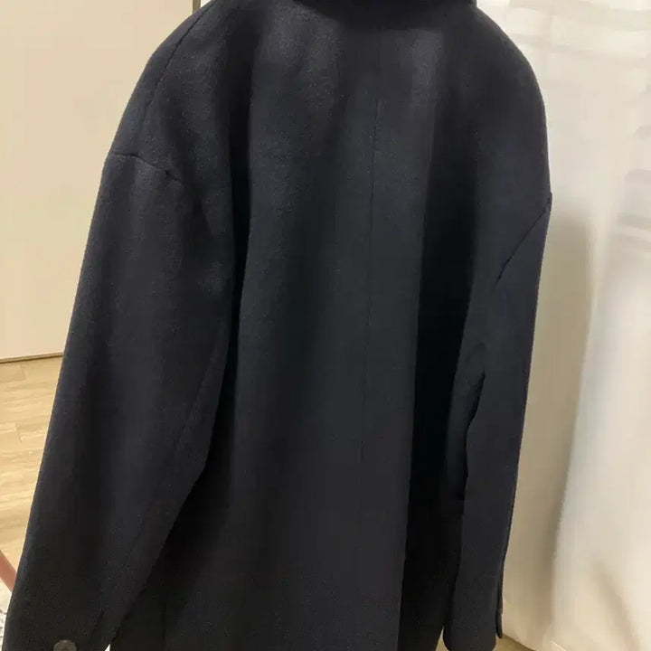 [BUNJANG] 6397 Navy Wool Cashmere Lapel Jacket / 6397 네이비 울 캐시 라펠 재킷