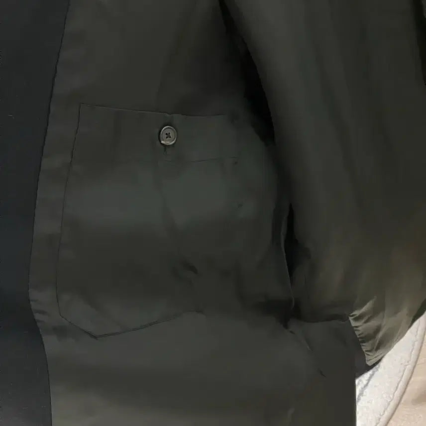 [BUNJANG] 6397 Navy Wool Cashmere Lapel Jacket / 6397 네이비 울 캐시 라펠 재킷