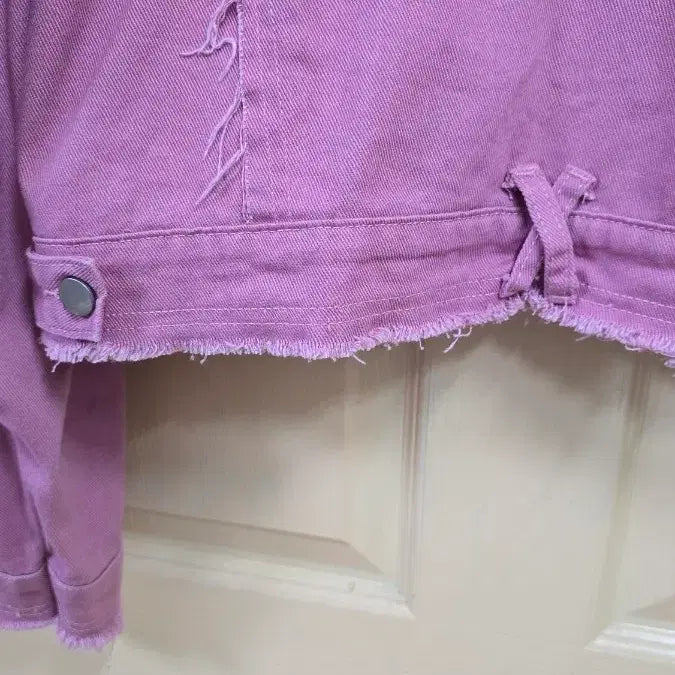 [BUNJANG] Street Denim Jacket (Indie Pink) / 스트릿 데님 청자켓 (인디핑크) 95-105사이즈