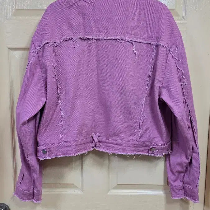 [BUNJANG] Street Denim Jacket (Indie Pink) / 스트릿 데님 청자켓 (인디핑크) 95-105사이즈