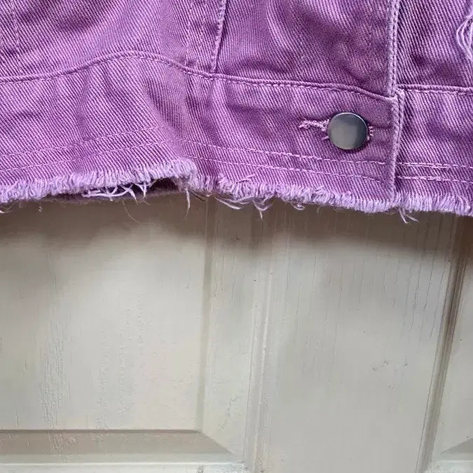 [BUNJANG] Street Denim Jacket (Indie Pink) / 스트릿 데님 청자켓 (인디핑크) 95-105사이즈